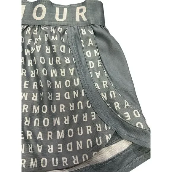 Under Armour Women’s Play Up Shorts 3.0 Loose Coupe Purple42 - Picture 6 of 9